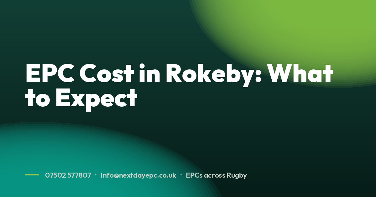 EPC Cost in Rokeby: What to Expect