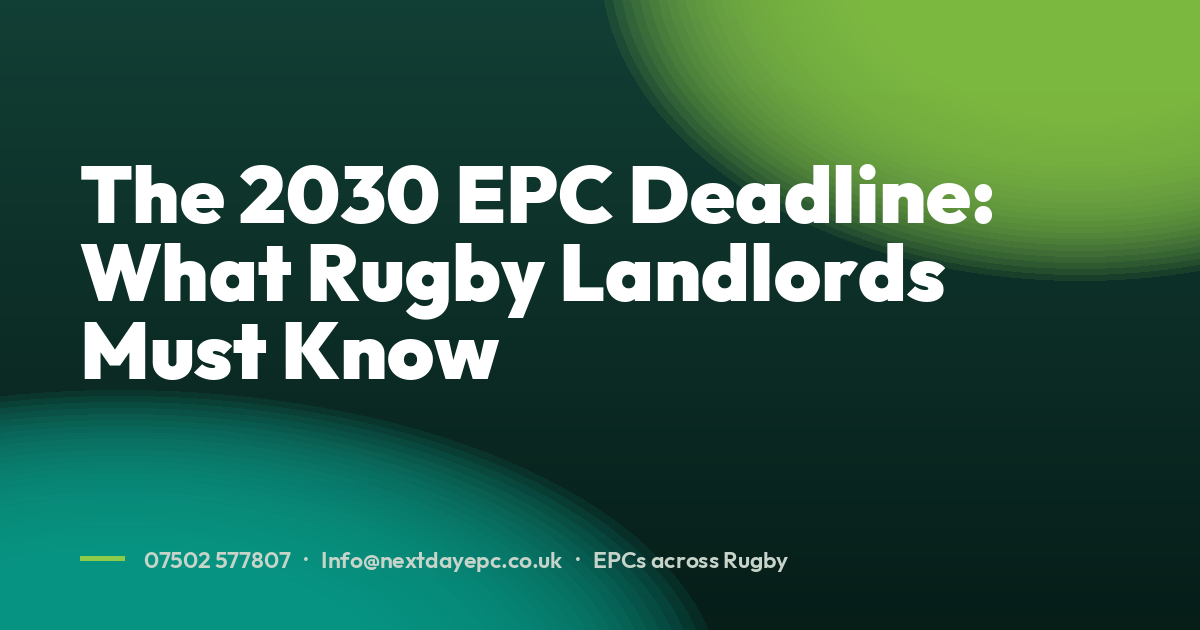 The 2030 EPC Deadline: What Rugby Landlords Must Know