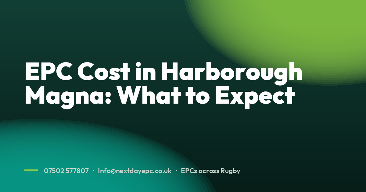 EPC Cost in Harborough Magna: What to Expect