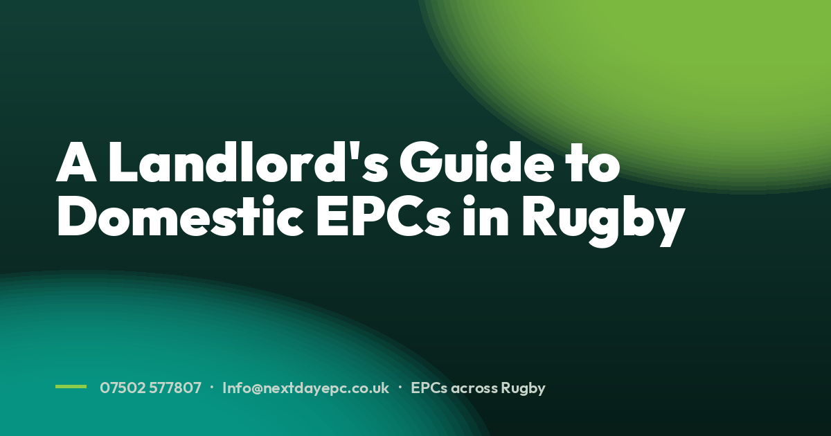 A Landlord's Guide to Domestic EPCs in Rugby